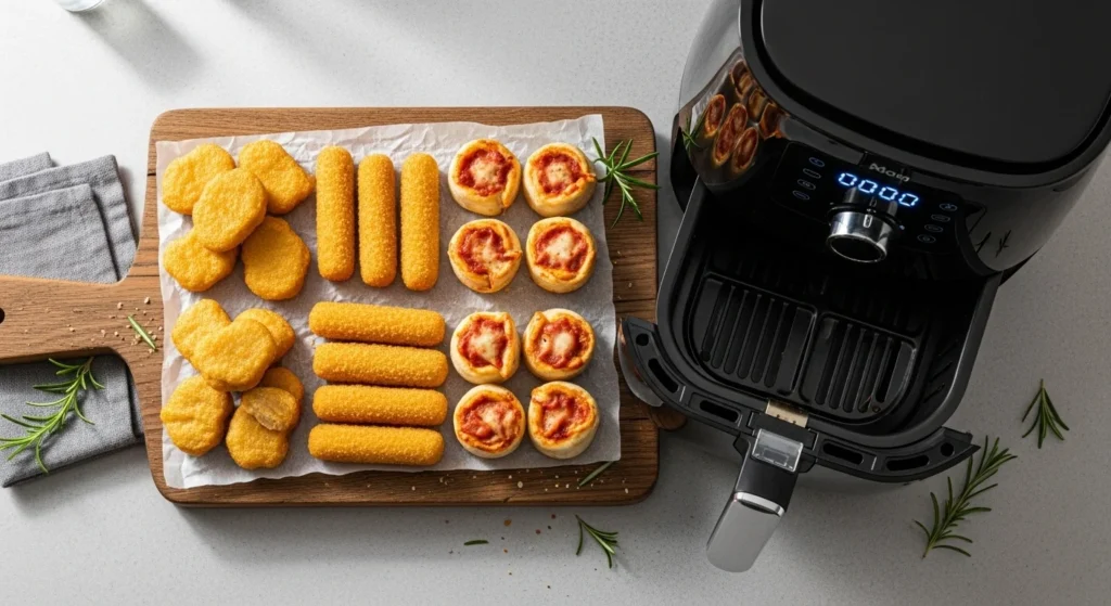 frozen snacks ready to cook in air fryer