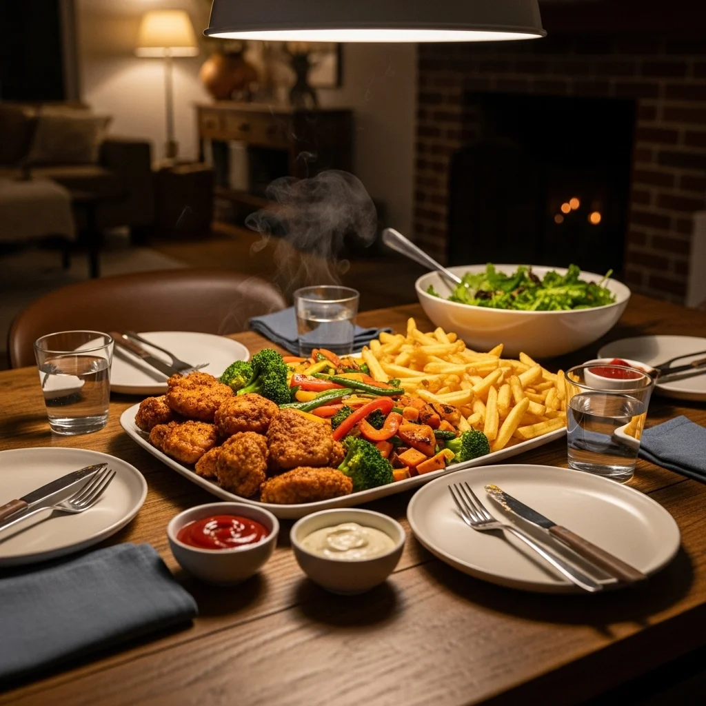 A Family Dinner ON THE TABLE