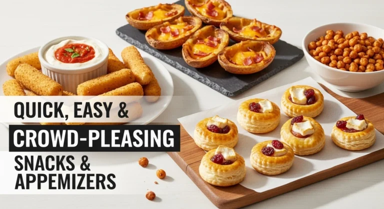 Snacks & Appetizers That Are Quick, Easy, and Crowd-Pleasing