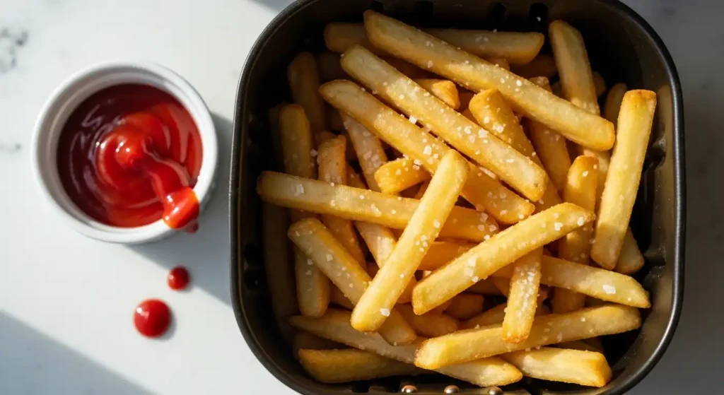 french fries in a air fryer