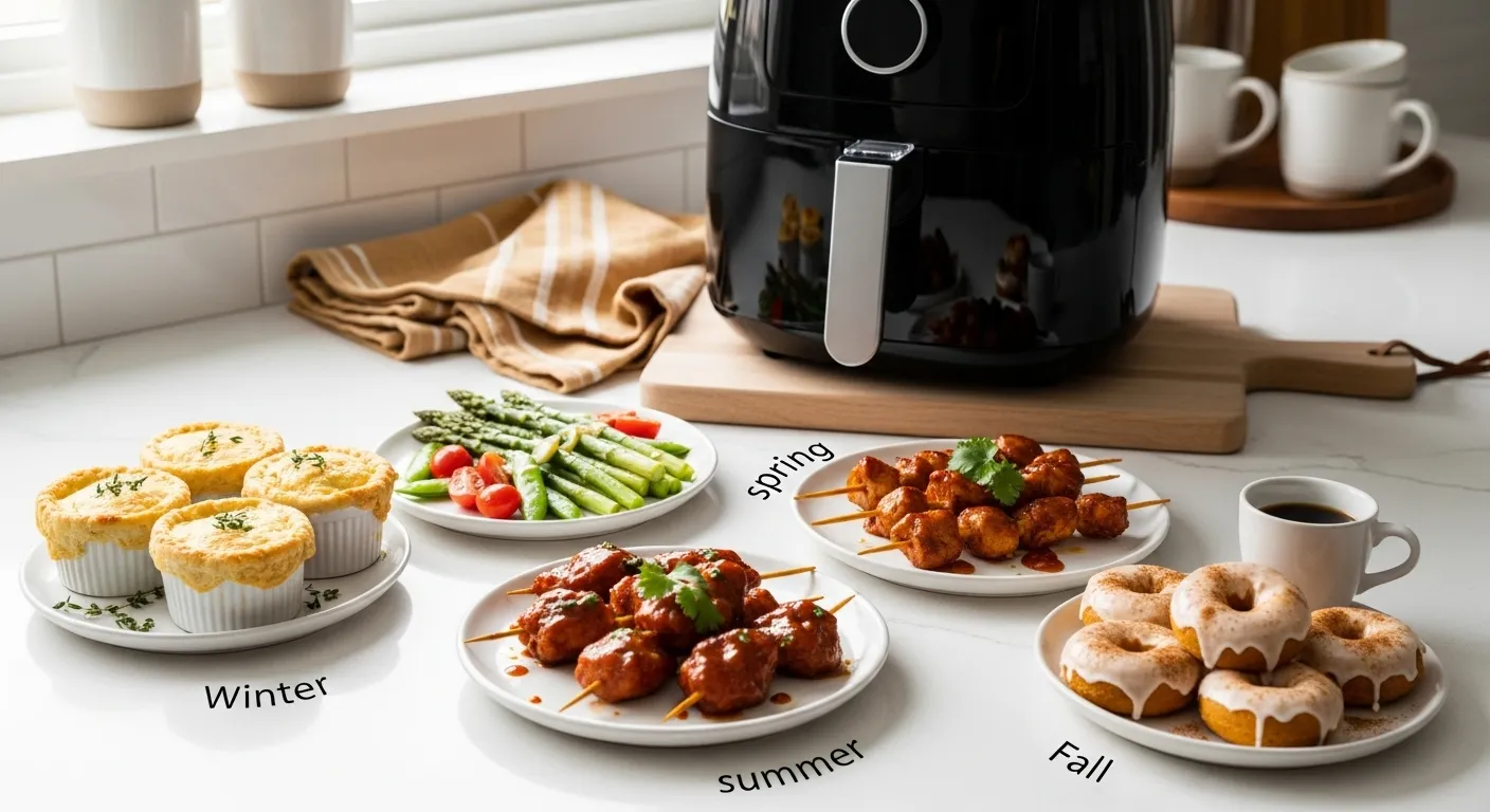 Seasonal air fryer dishes for every month