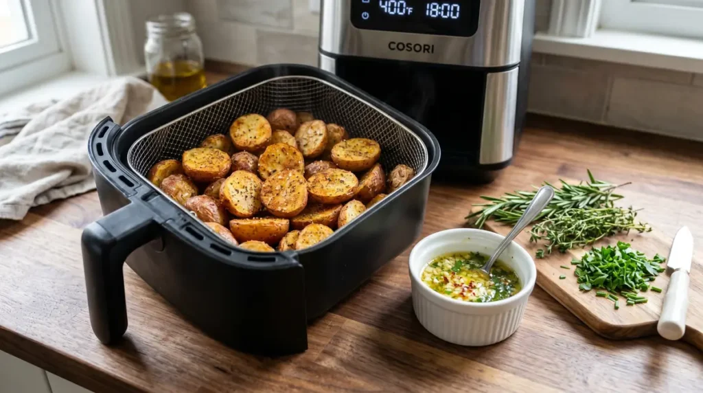 air fryer baby red potatoes