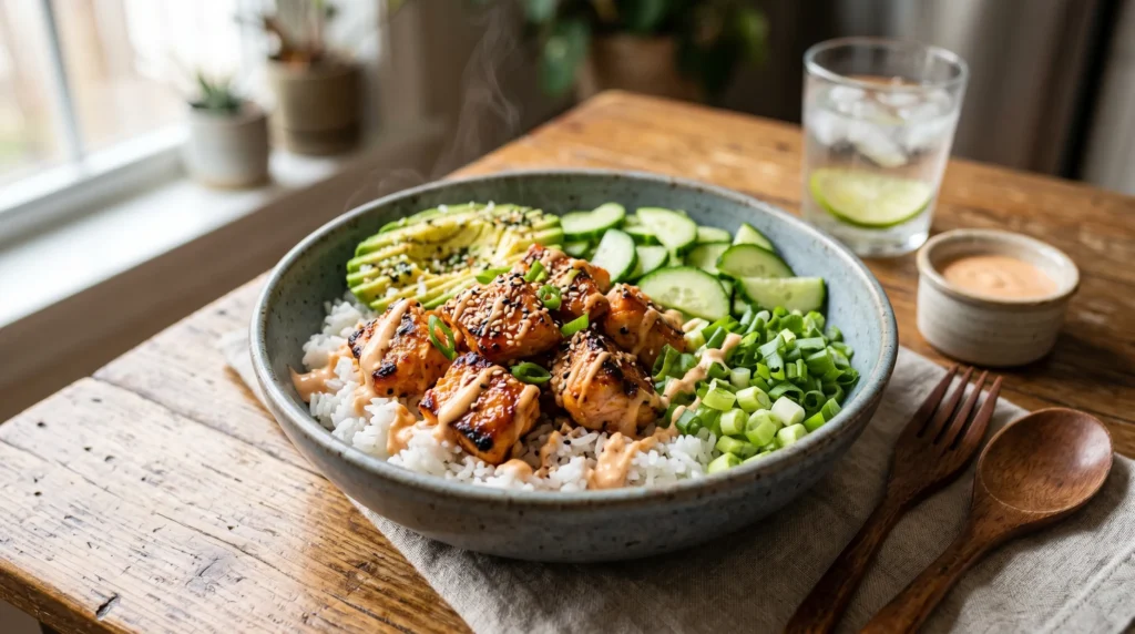 salmon-cubes-bang-bang-sauce-ingredients