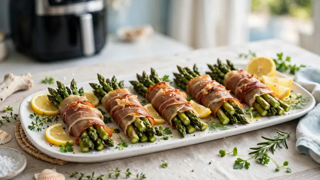 asparagus prosciutto platter