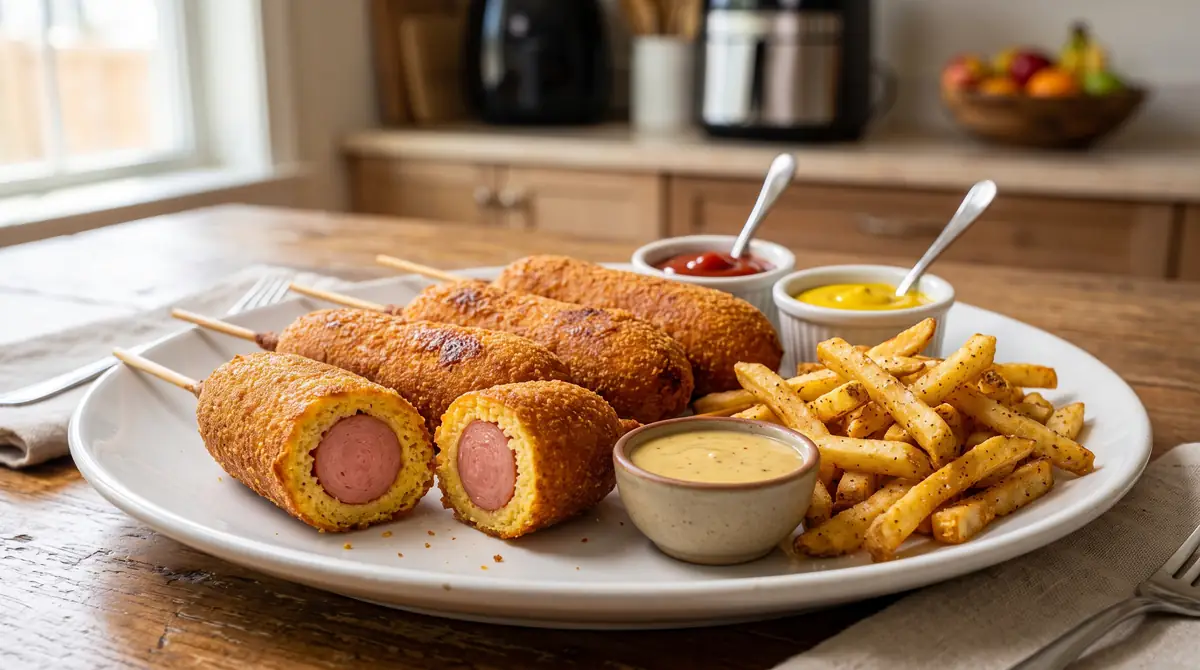 Corn Dogs in Air Fryer recipe