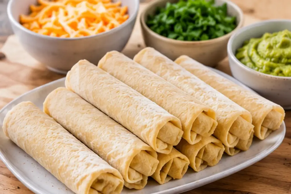 Frozen Taquitos in Air Fryer: Crispy in 8–10 Minutes 3 Frozen taquitos ready to cook in the air fryer.