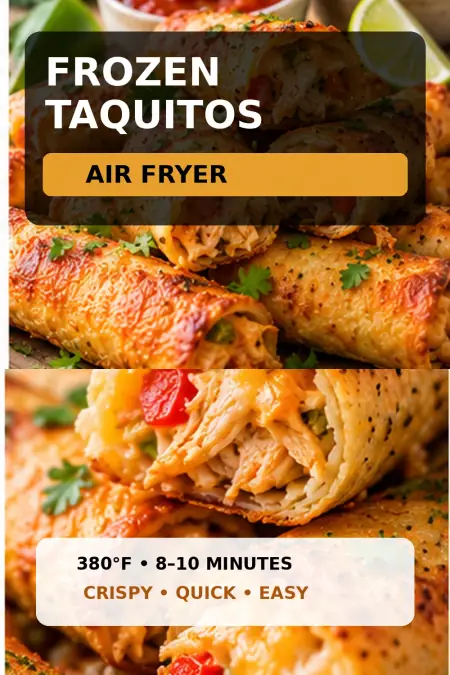 Frozen Taquitos in Air Fryer: Crispy in 8–10 Minutes 7 Frozen taquitos in air fryer recipe guide.