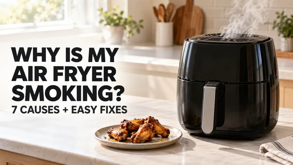 why is my air fryer smoking