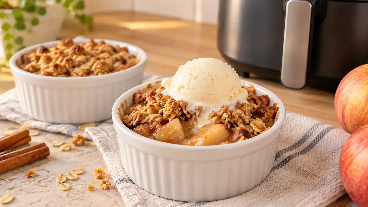 25 small batch apple crisp